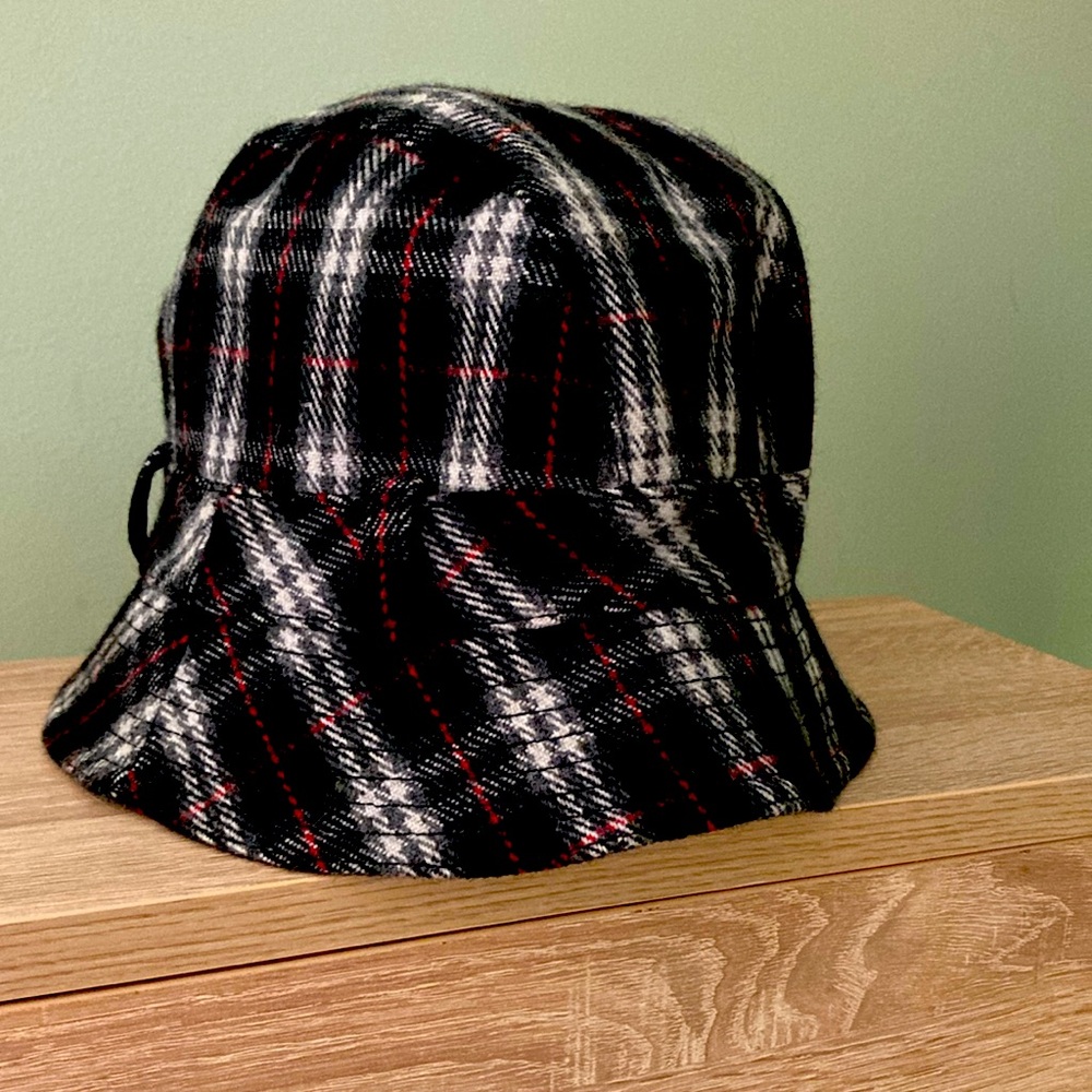 Plaid Bucket Hat by Marc Jacob
